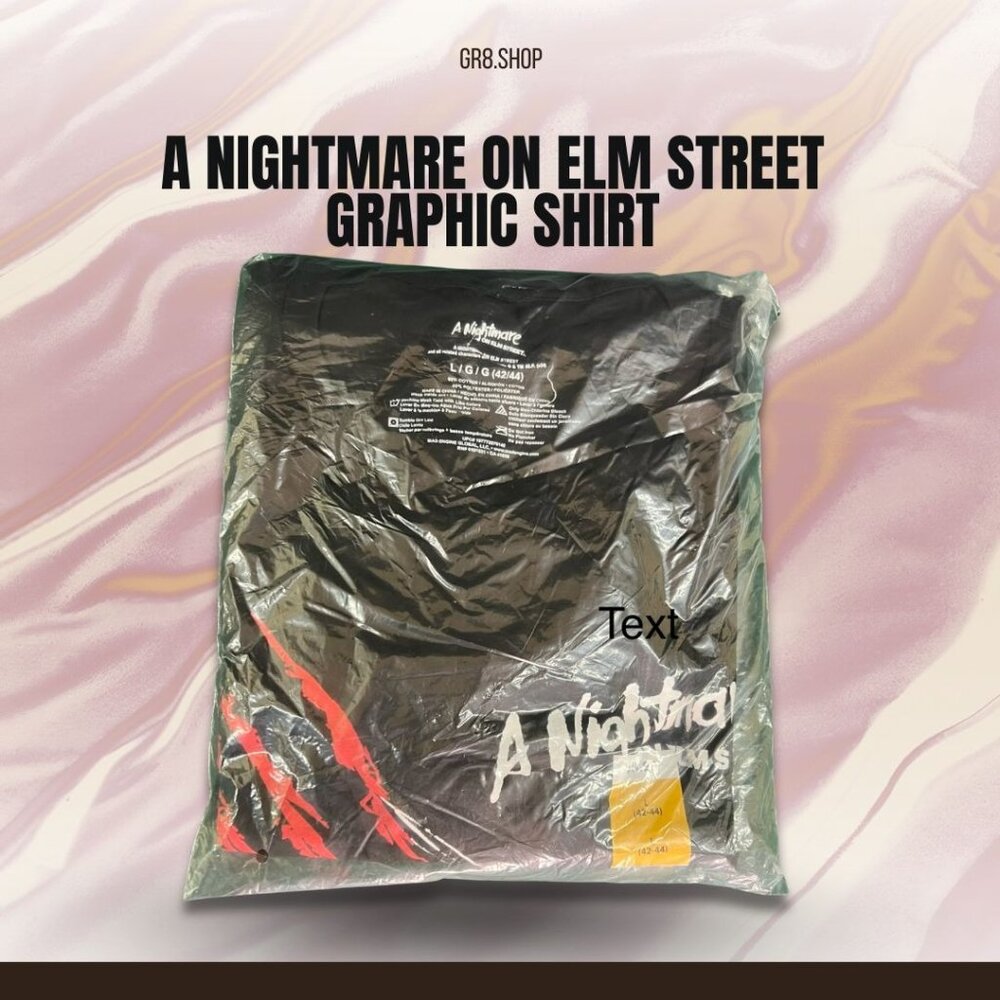 A NIGHTMARE ON ELM STREET Horror Movie Graphic T Shirt Collectible Freddy Kruege